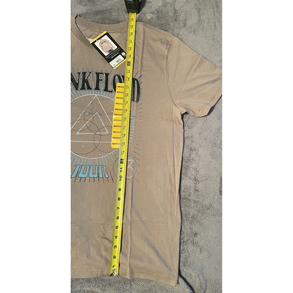 PINK FLOYD Men's Soft Band Logo Steeple Gray T-Shirt Size Medium NEW - Picture 4 of 6